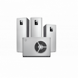 Unidad exterior marca Thermia modelo Athena 18 HC